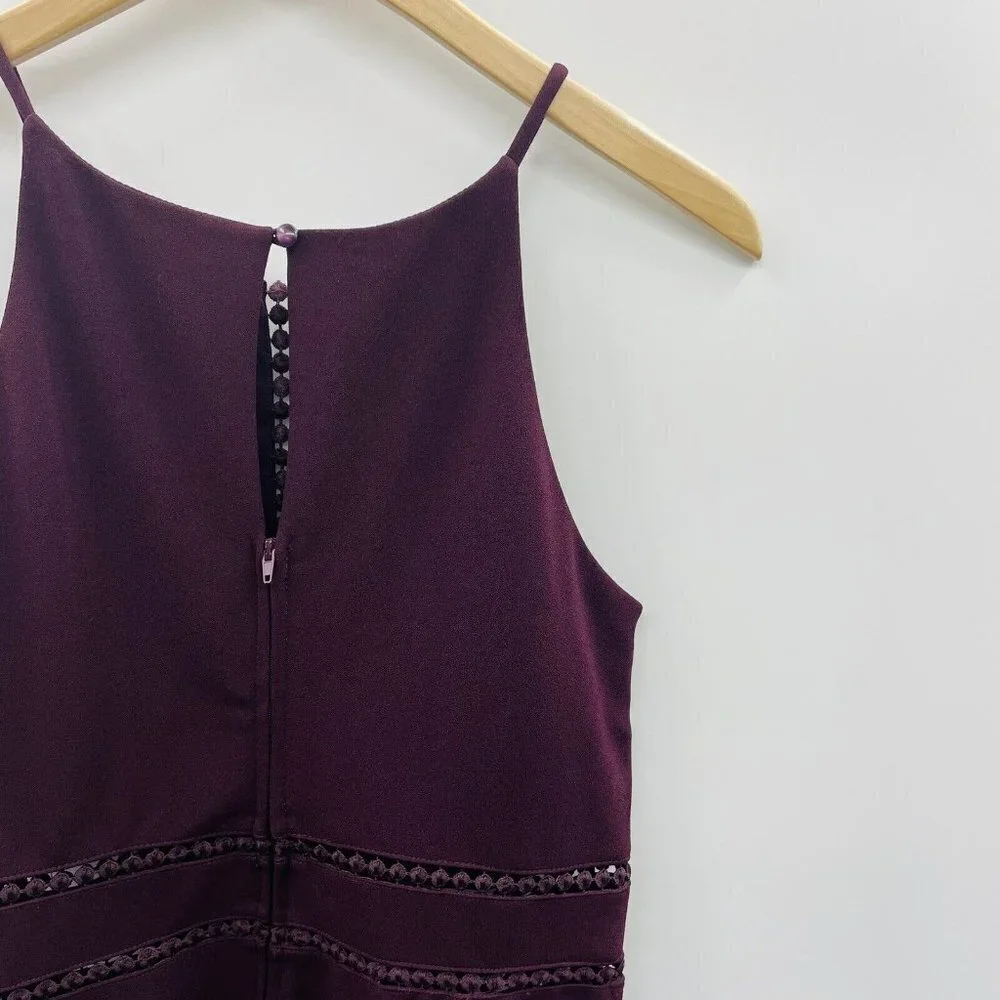 Fortune + Ivy Stitch Fix‎ Womens Size 6 Croft Open Crochet Scuba Crepe Dress